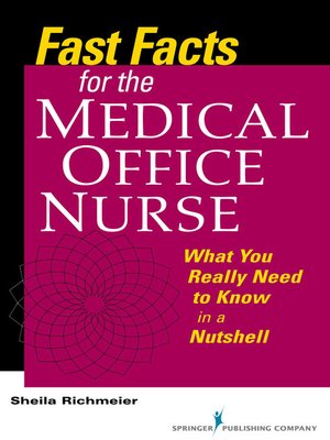 cover image of Fast Facts for the Medical Office Nurse